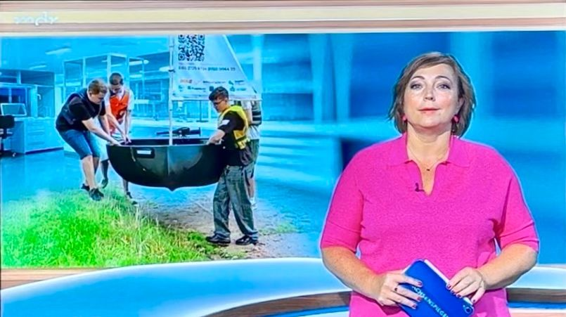 3D-Druck-Boot beim MDR Sachsenspiegel auf der Zschopau – zur MDR Mediathek